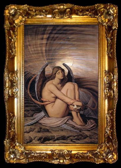 framed  Elihu Vedder Soul in Bondage, ta009-2